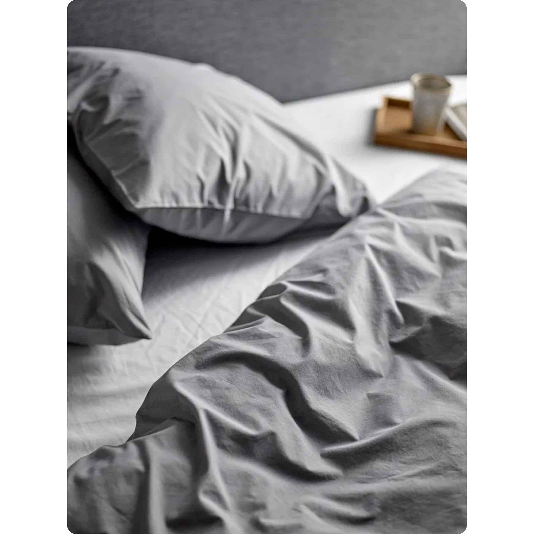 Södahl Sengsæt Flow Cloud Grey, Whisper Stone